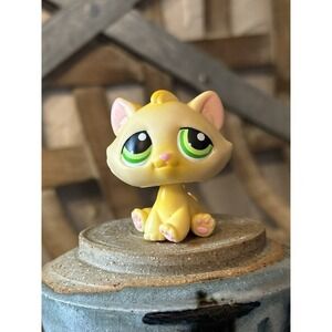 Littlest Pet Shop‎ - Hasbro #94 Yellow Cat Kitten LPS